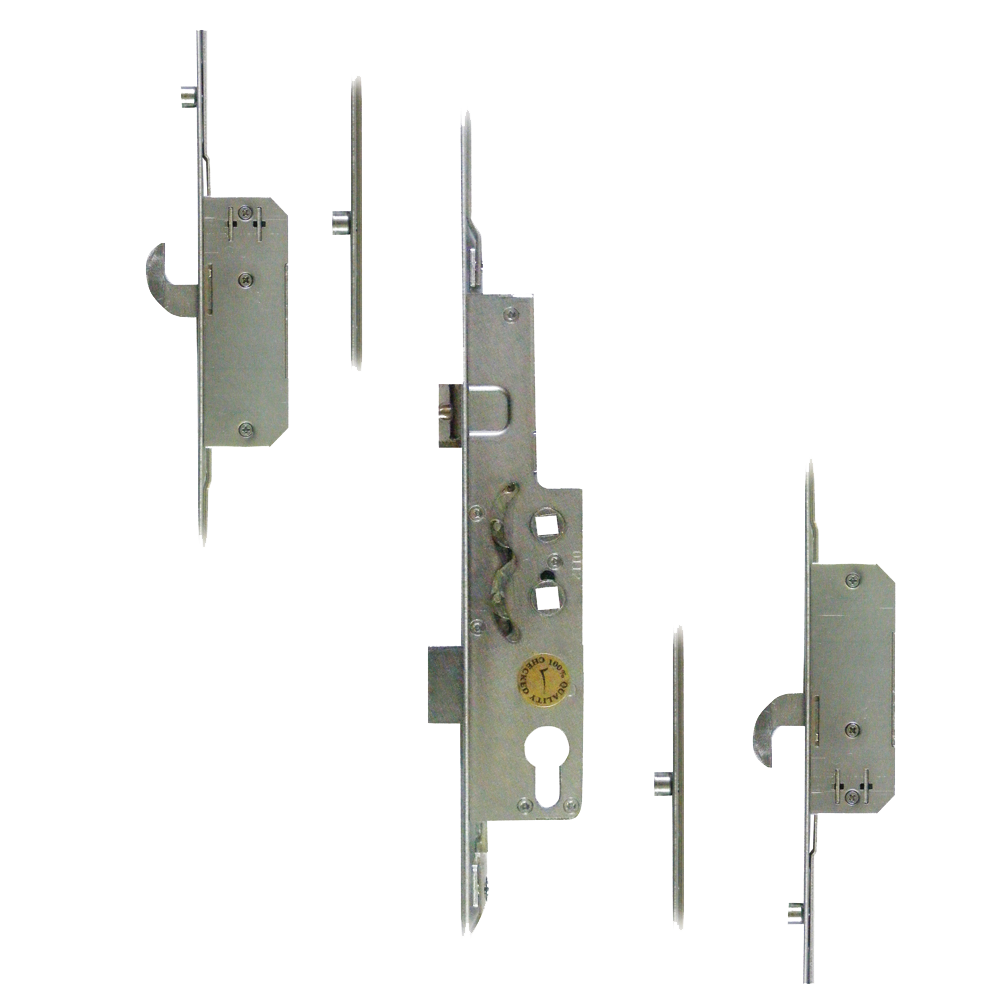 AVOCET Lever Operated Latch & Deadbolt Twin Spindle - 2 Hook 4 Roller 35/92-62