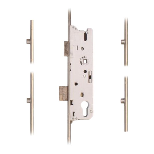 FUHR Lever Operated Latch & Deadbolt - 4 Roller 25/92