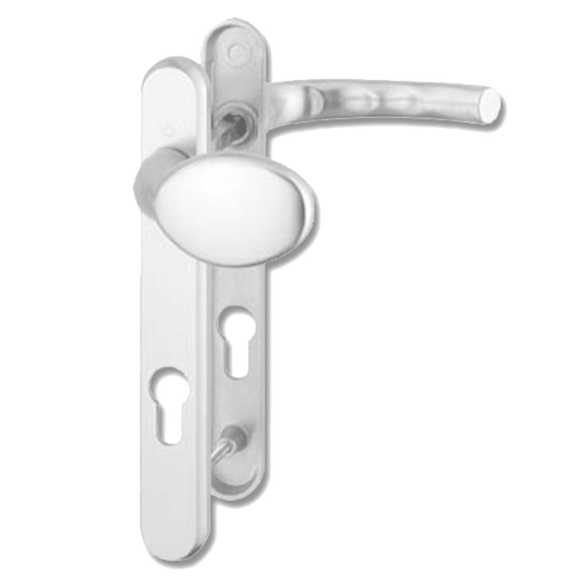 HOPPE Atlanta UPVC Lever Moveable Pad Door Furniture 77G 3831N 1710 92mm Centres - White