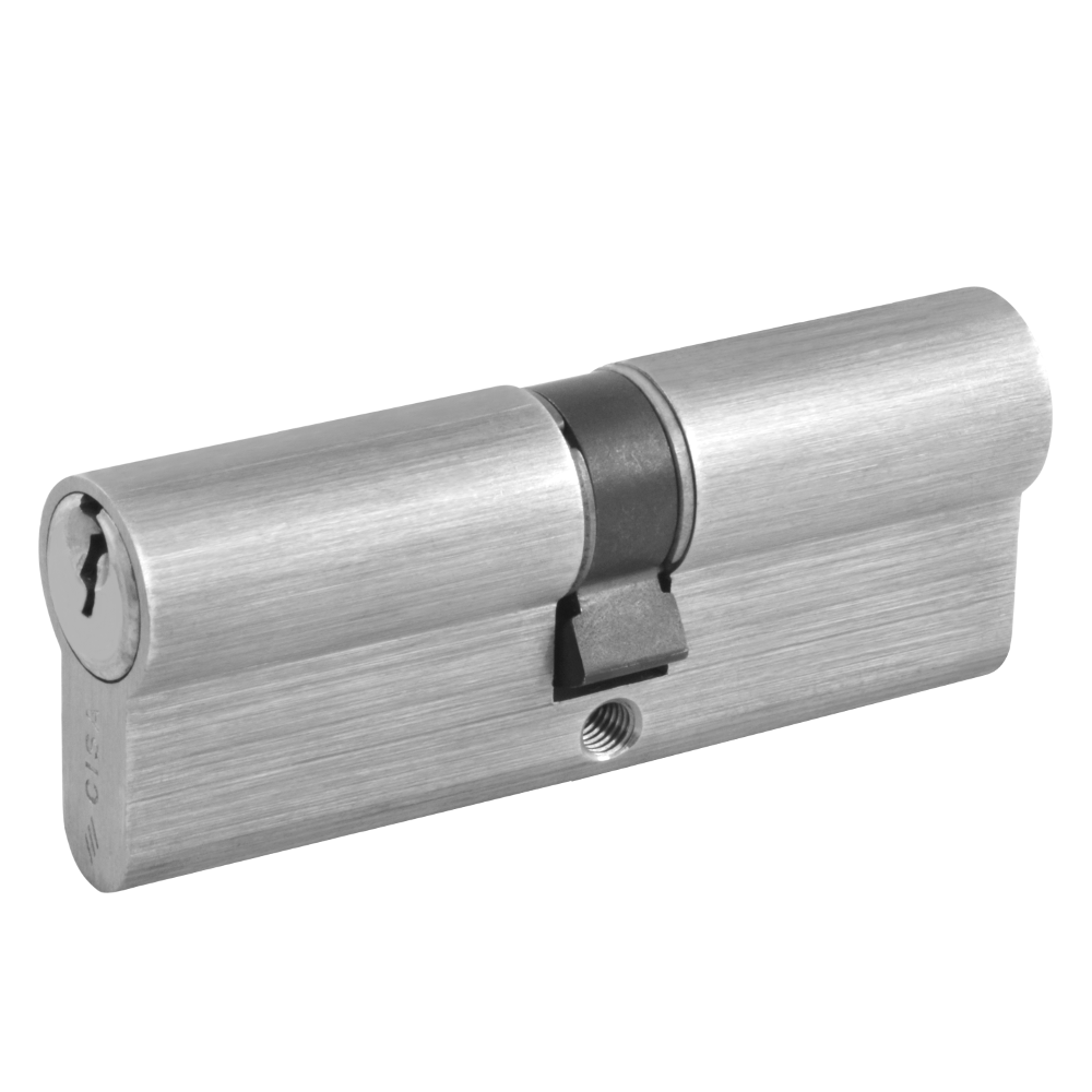 CISA C2000 Euro Double Cylinder 75mm 35/40 30/10/35 Keyed To Differ - Nickel Plated