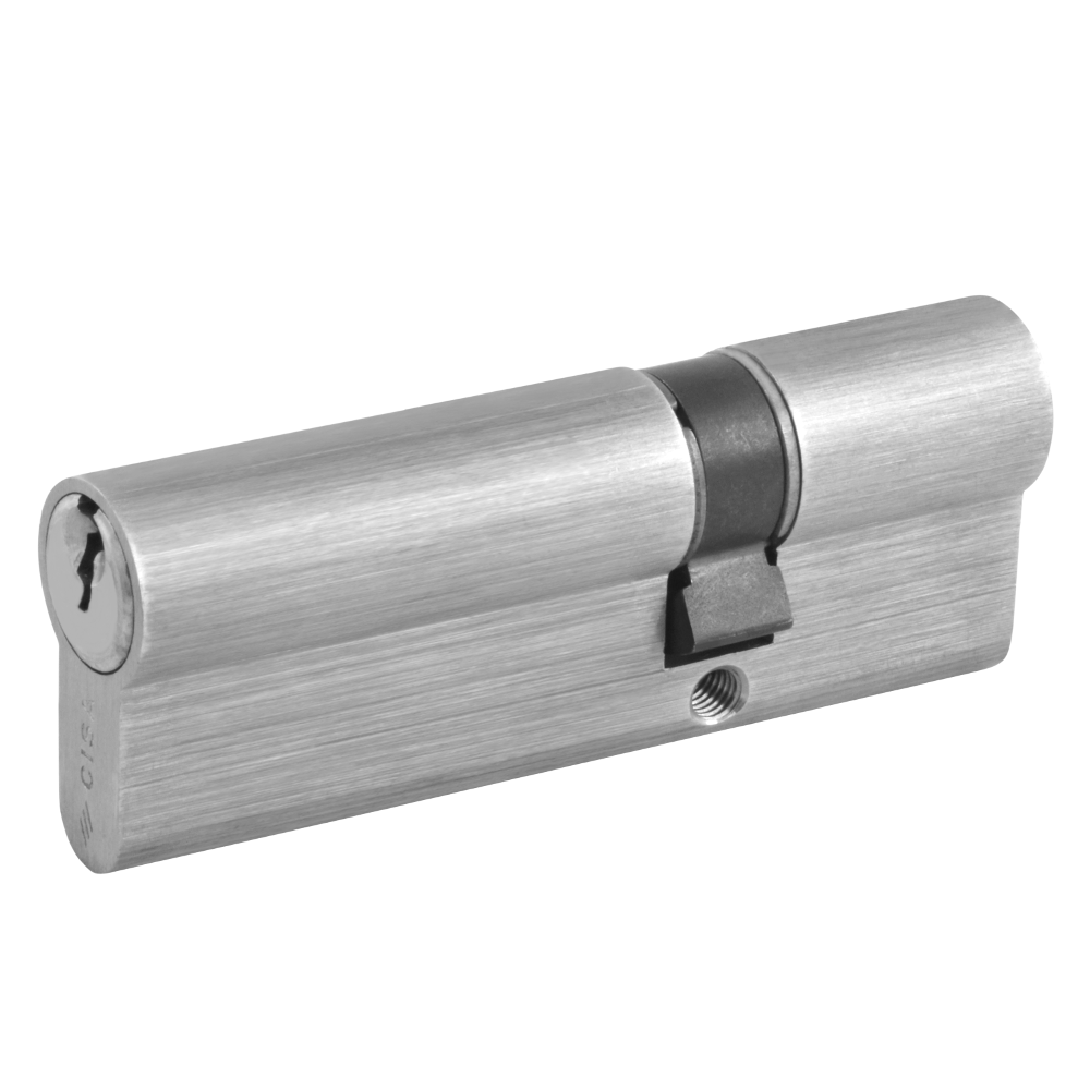 CISA C2000 Euro Double Cylinder 80mm 30/50 25/10/45 Keyed To Differ - Nickel Plated