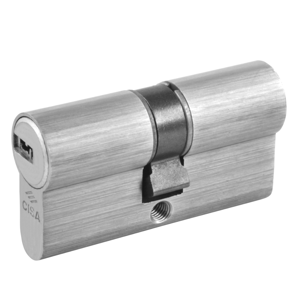 CISA Astral Euro Double Cylinder 60mm 30/30 25/10/25 Keyed To Differ - Nickel Plated