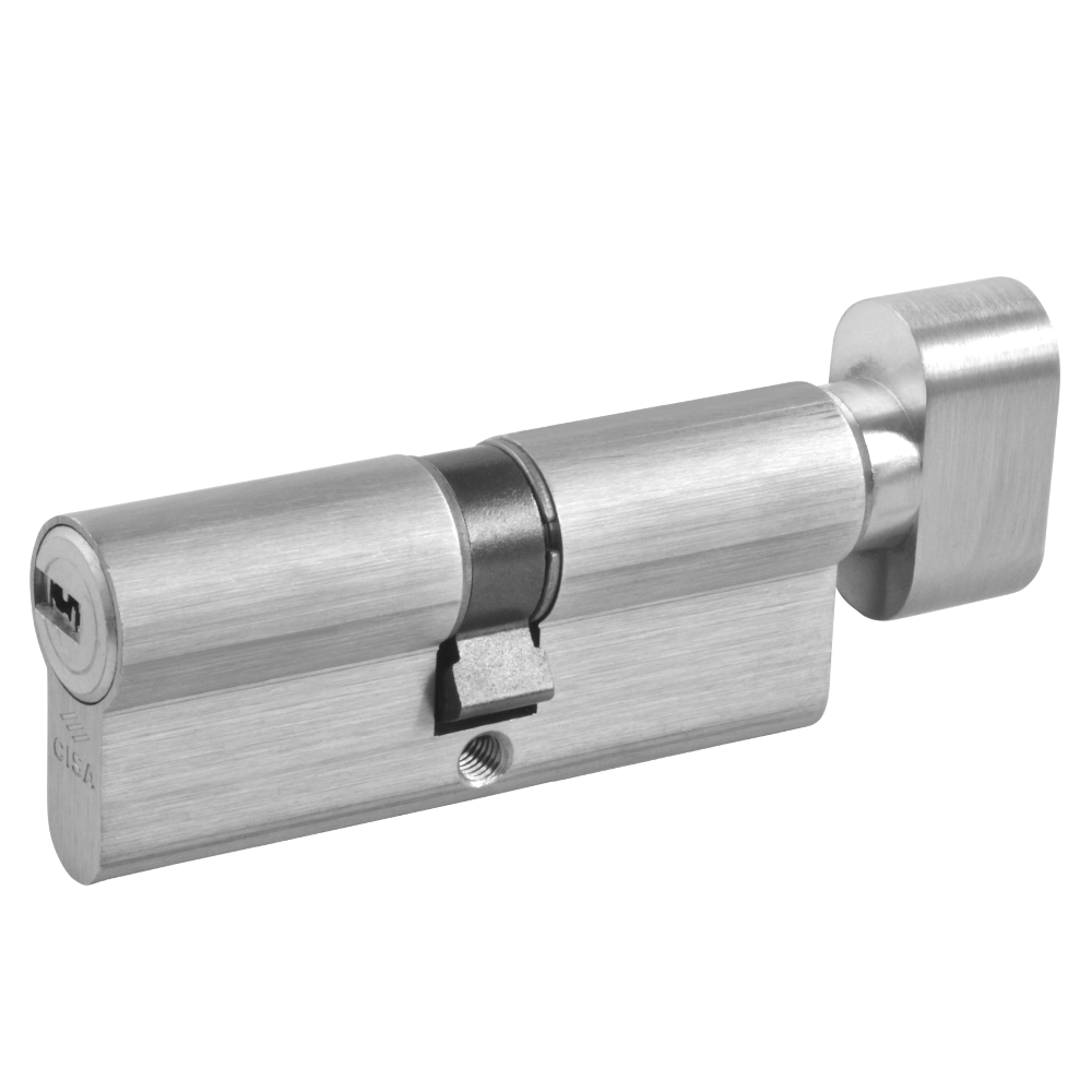 CISA Astral Euro Key & Turn Cylinder 70mm 35/T35 30/10/T30 Keyed To Differ - Nickel Plated