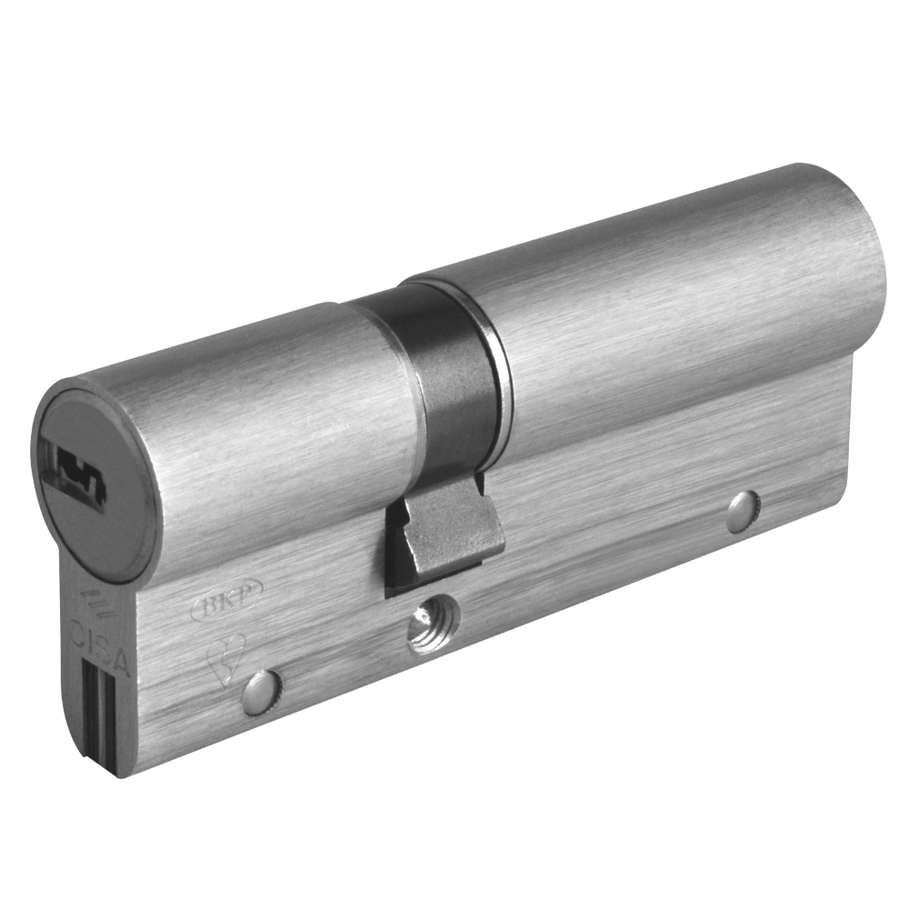 CISA Astral S Euro Double Cylinder 90mm 30/60 25/10/55 Keyed To Differ - Nickel Plated