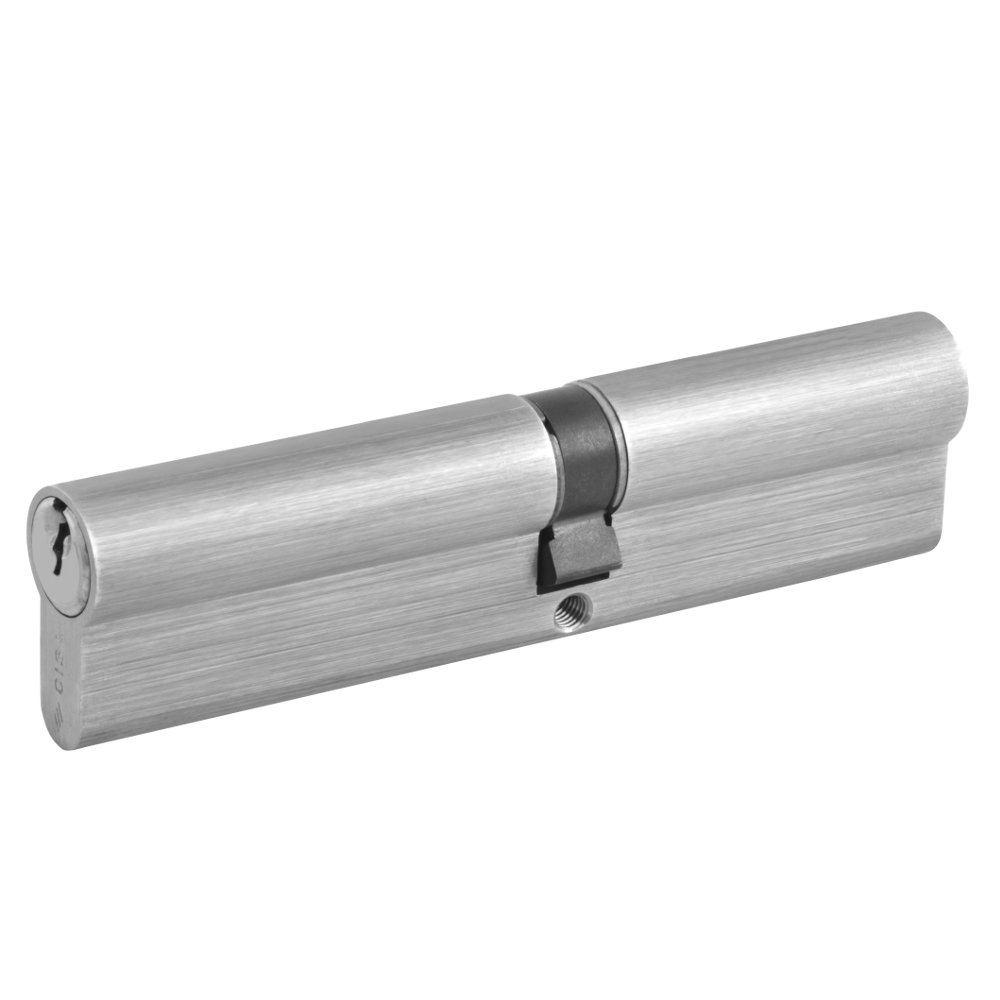 CISA C2000 Euro Double Cylinder 105mm 45/60 40/10/55 Keyed To Differ - Nickel Plated