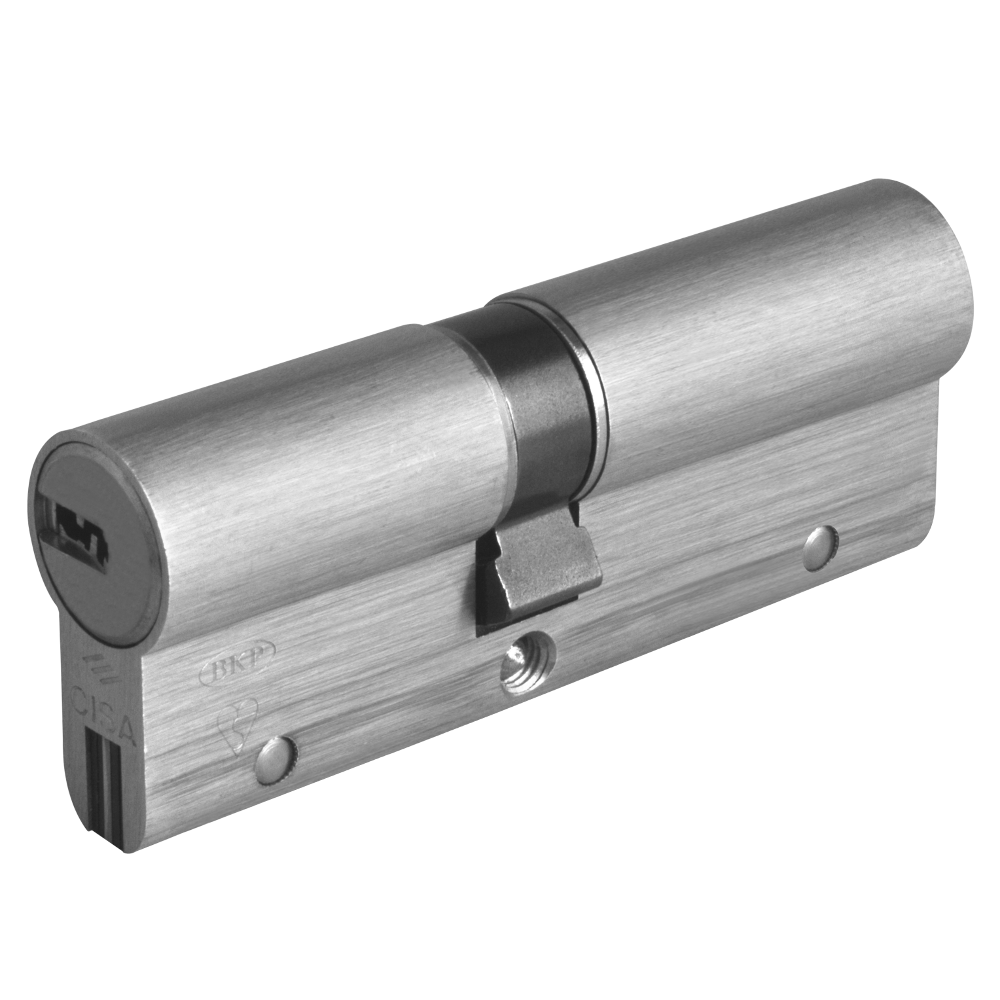 CISA Astral S Euro Double Cylinder 95mm 40/55 35/10/50 Keyed To Differ - Nickel Plated