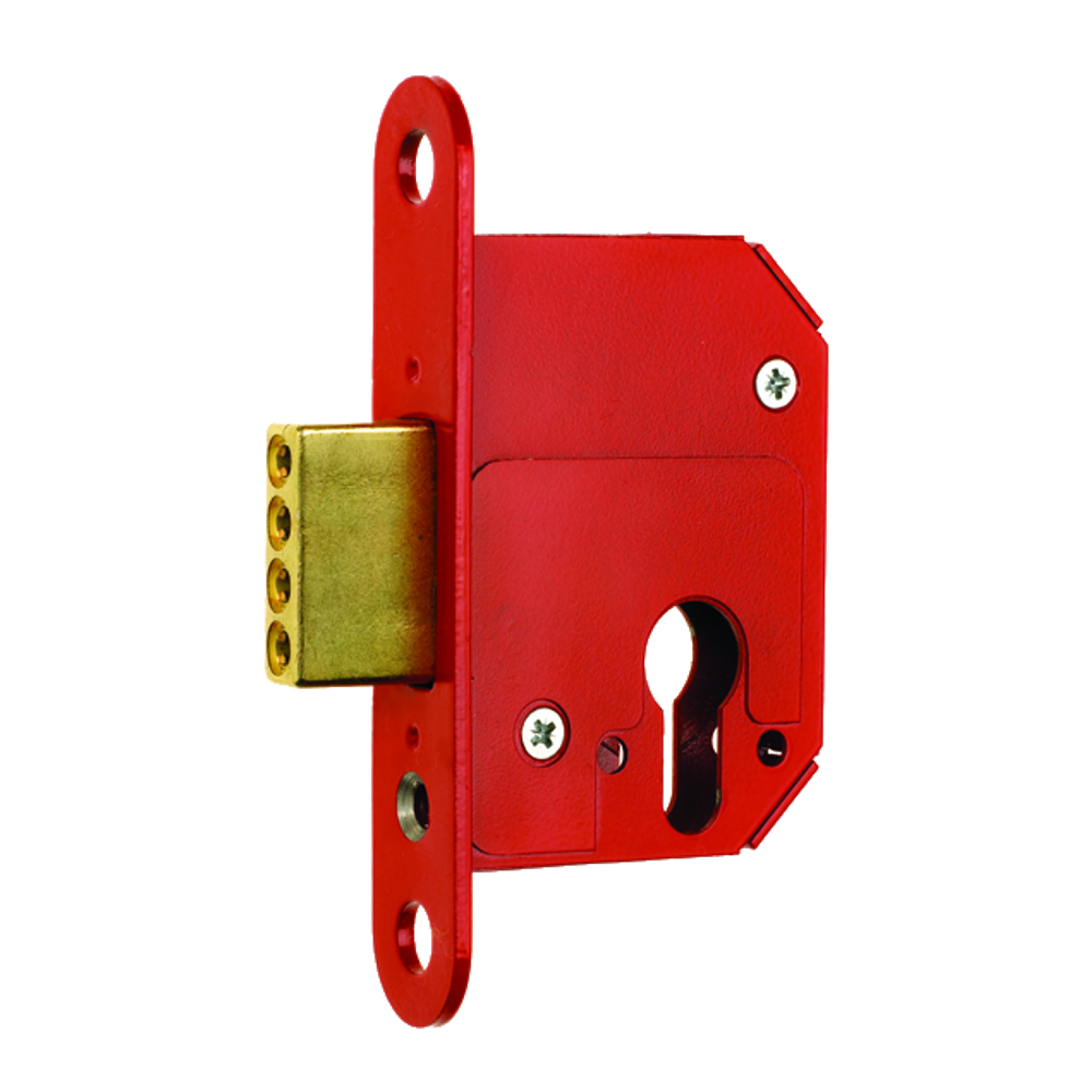 ERA 263 & 363 Fortress BS Euro Deadlock With Cylinder 64mm Keyed To Differ - Polished Brass