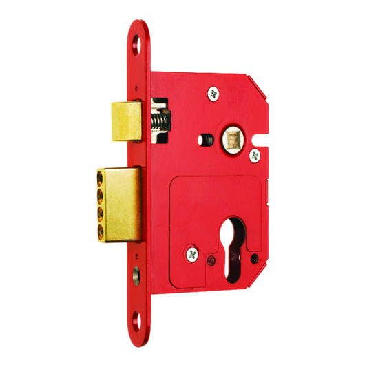 ERA 234 Fortress BS Euro Keyless Egress Key & Turn Sashlock With Cylinder 64mm Keyed to Differ - Polished Brass