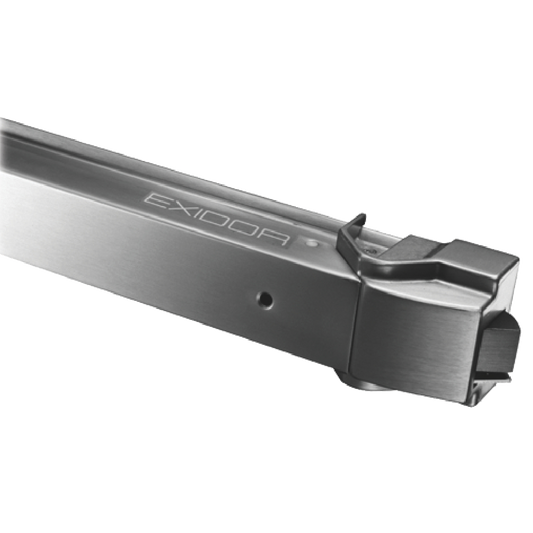 EXIDOR 400 TB450 ELR Touch bar With Deadlocking Latch Electronic Latch Retraction SE - Silver Enamelled