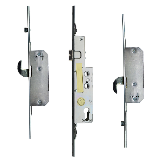 AVOCET Lever Operated Latch & Deadbolt Twin Spindle - 2 Hook 2 Roller 35/92-62