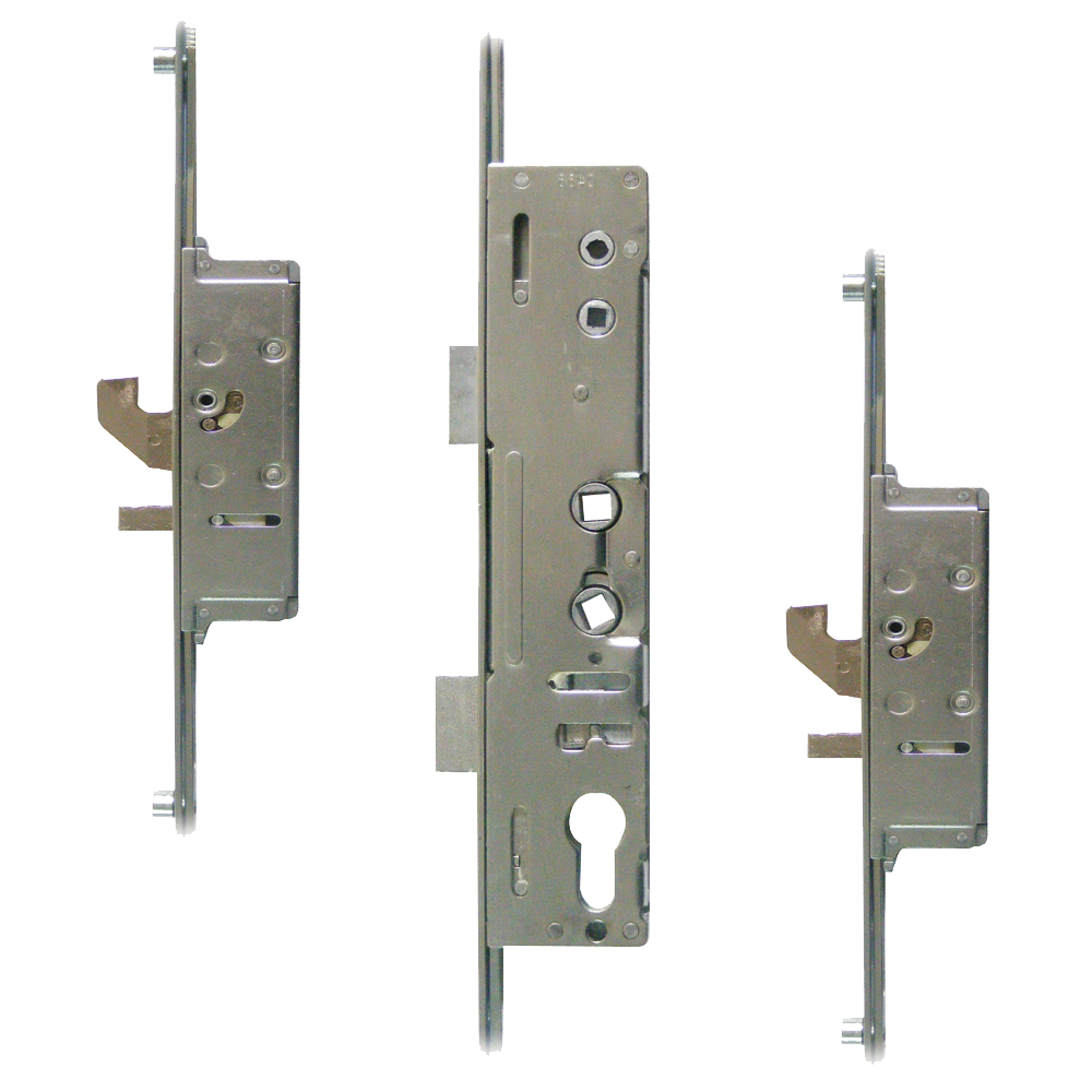 MILA Master Lever Operated Latch & Deadbolt Twin Spindle - 2 Hook & 4 Roller 35/92-62