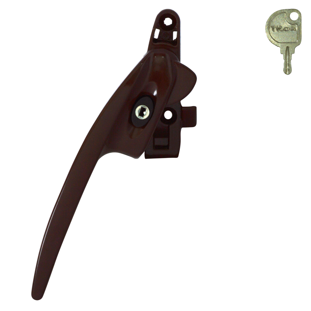 TITON Select Cockspur Handle Left Handed - Brown