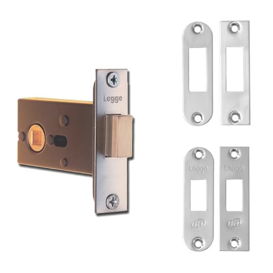 LEGGE B2512 Bathlock Deadbolt With 8mm Follower SS - Stainless Steel