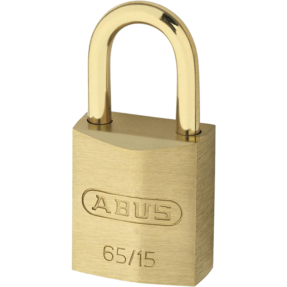 ABUS 65 Series Brass Open Shackle Padlock 16mm Keyed Alike 151 65/15 - Brass