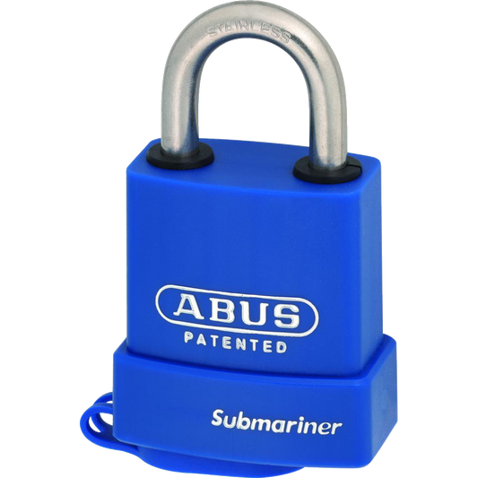 ABUS 83WPIB Series Marine Brass Open Stainless Steel Shackle Padlock 56.5mm Keyed To Differ 83WPIB/53 Pro - Brass