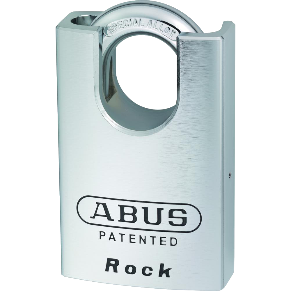ABUS 83 Series Steel Closed Shackle Padlock Without Cylinder 55mm Keyed to Differ 83CS/55 - Nano Plated Steel