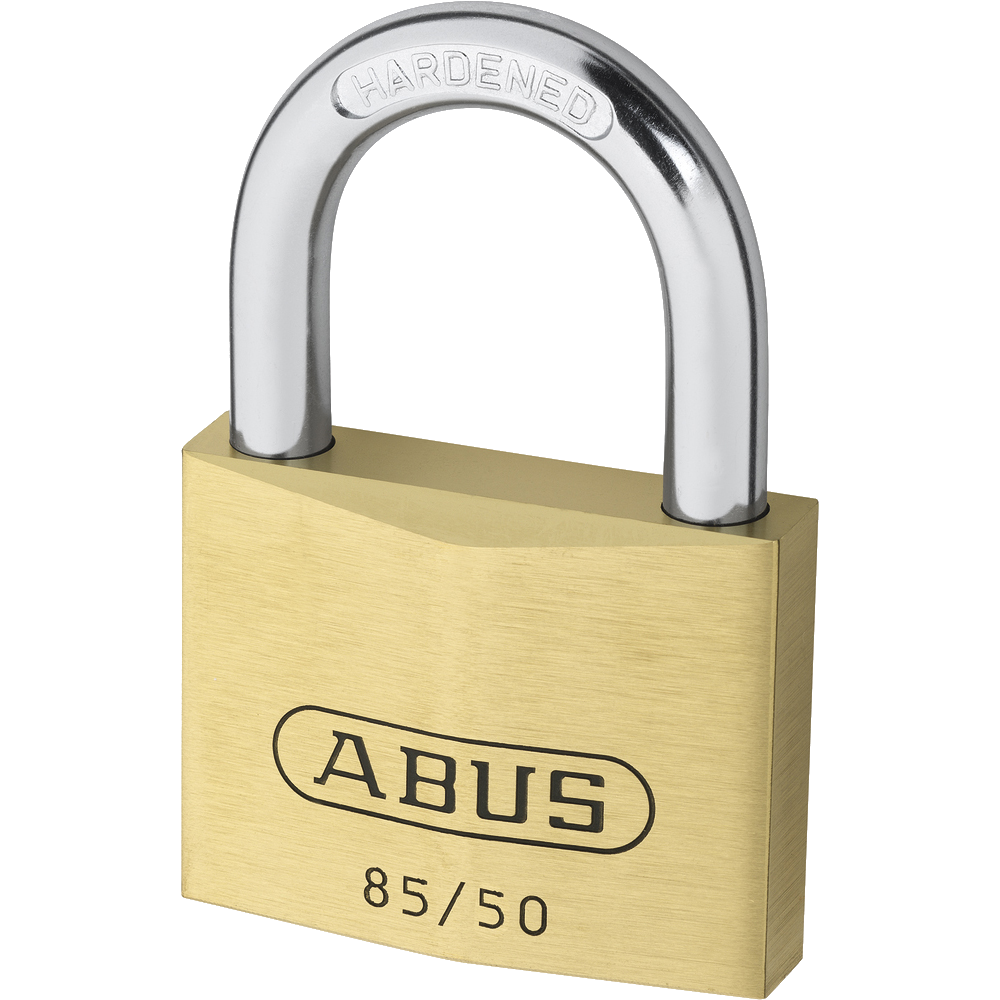 ABUS 85 Series Brass Open Shackle Padlock 50mm Keyed Alike 2745 85/50 - Brass