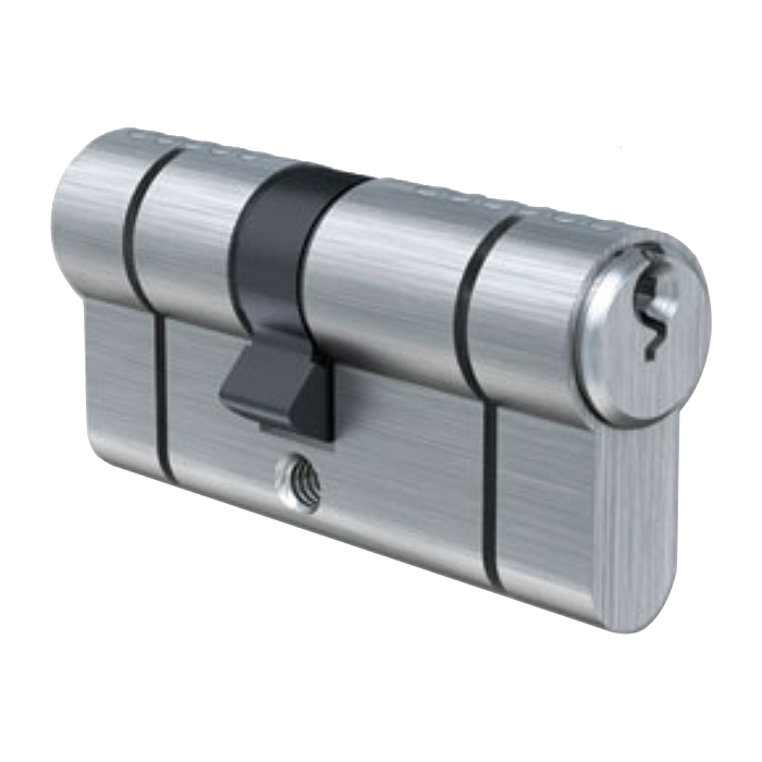 EVVA A5 Snap Resistant Euro Double Cylinder (PBP) 102mm 46-56 41-10-51 Keyed To Differ - Nickel Plated