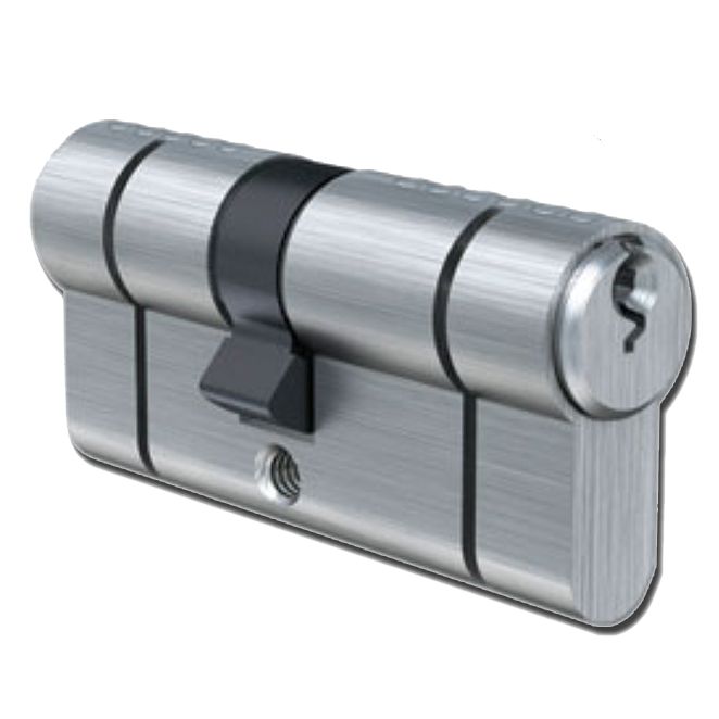 EVVA A5 Snap Resistant Euro Double Cylinder (PBP) 82mm 36-46 31-10-41 Keyed To Differ - Nickel Plated
