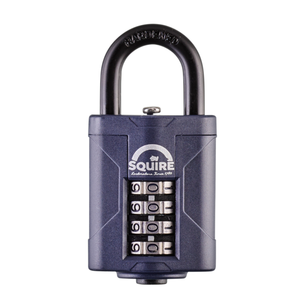 SQUIRE CP40 Series Recodable 40mm Combination Padlock Open Shackle Pro - Black