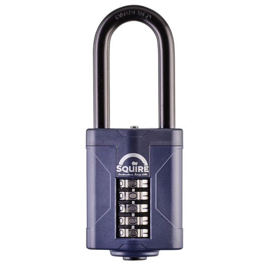 SQUIRE CP60 Series Recodable 60mm Combination Padlock Long Shackle Pro - Black