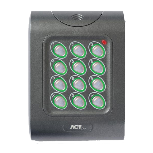 ACT ACTpro 1050e Proximity Reader & Keypad Pin & Proximity - Black