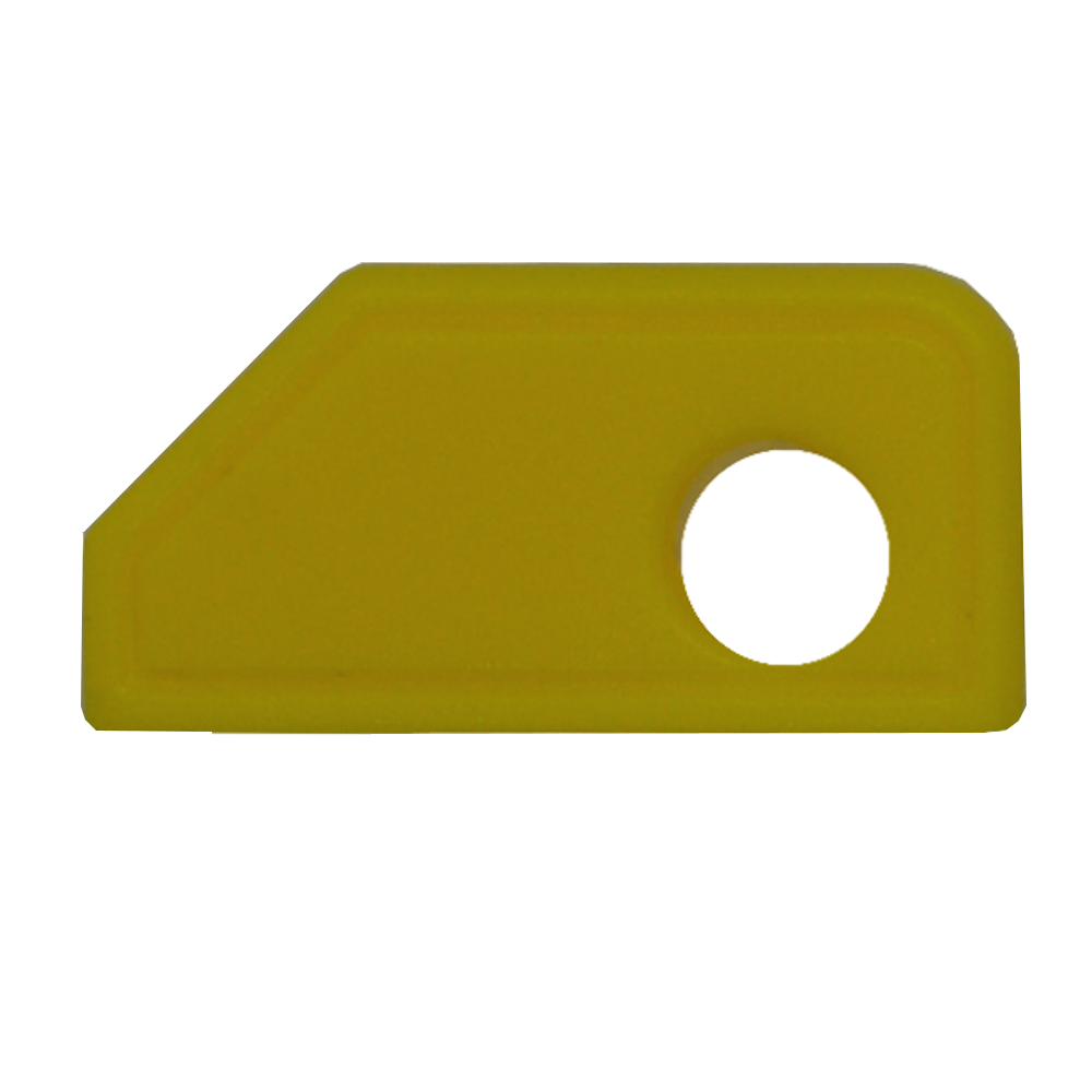 EVVA EPS Coloured Key Caps Small Yellow