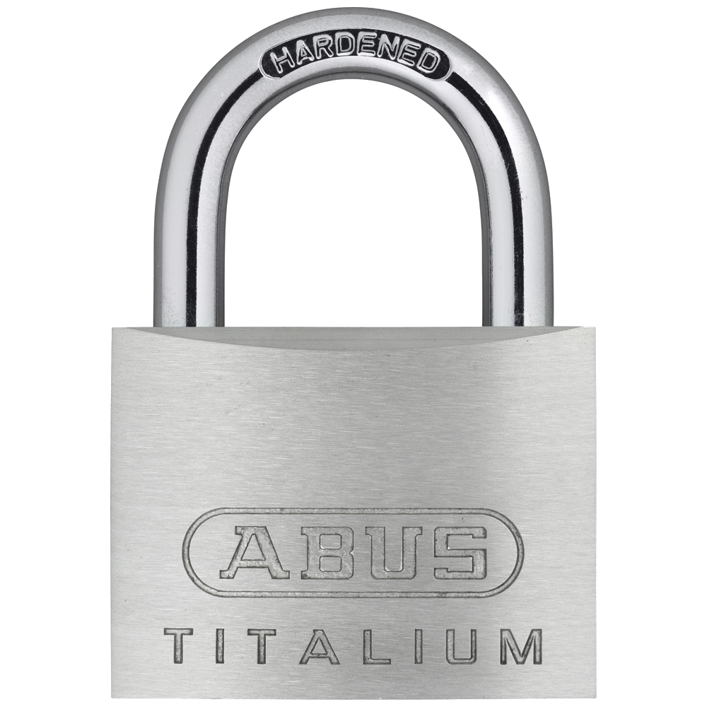 ABUS Titalium 54TI Series Open Shackle Padlock 50mm Keyed To Differ 54TI/50 Pro - Silver
