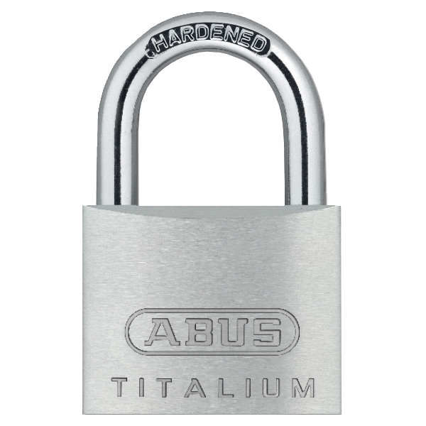 ABUS Titalium 64TI Series Open Shackle Padlock 20mm Keyed To Differ 64TI/20 Pro - Silver