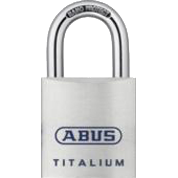 ABUS Titalium 80TI Series Open Shackle Padlock 40mm Keyed To Differ 80TI/40 Pro - Silver