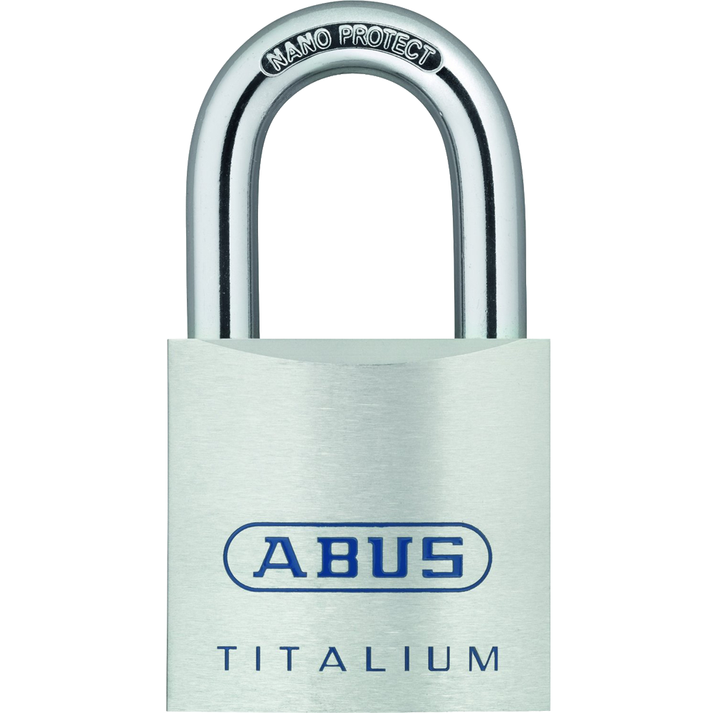 ABUS Titalium 80TI Series Open Shackle Padlock 45mm Keyed To Differ 80TI/45 Pro - Silver