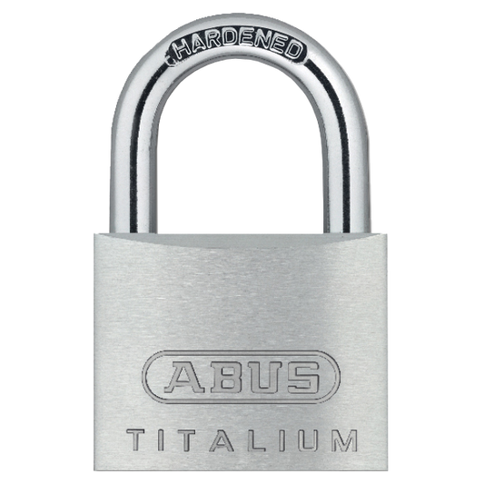 ABUS Titalium 64TI Series Open Shackle Padlock 20mm Keyed Alike 6205 64TI/20 - Silver