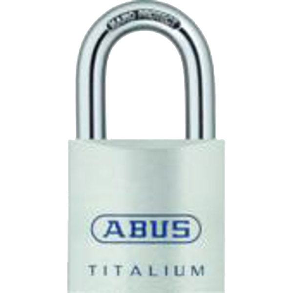 ABUS Titalium 80TI Series Open Shackle Padlock 45mm Keyed Alike 8012 80TI/45 - Silver