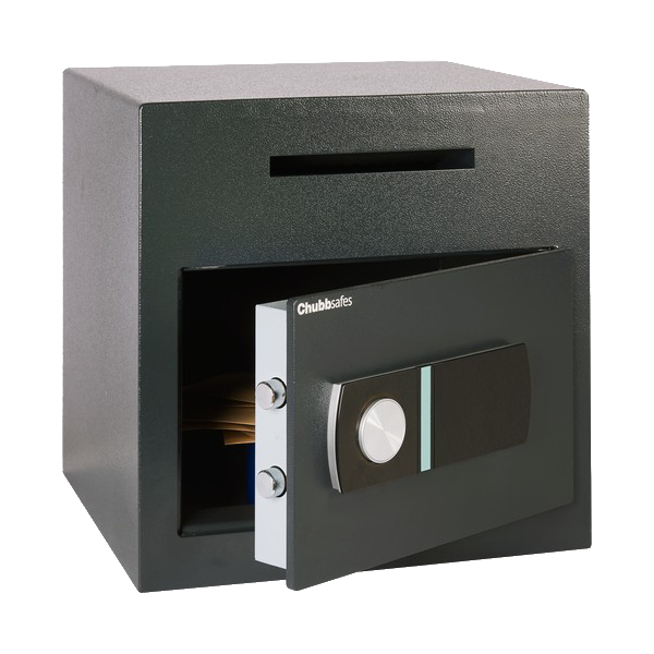CHUBBSAFES Sigma Deposit Safe &pound;1.5K Rated 2E 375mm X 375mm x 350 33Kg - Dark Grey
