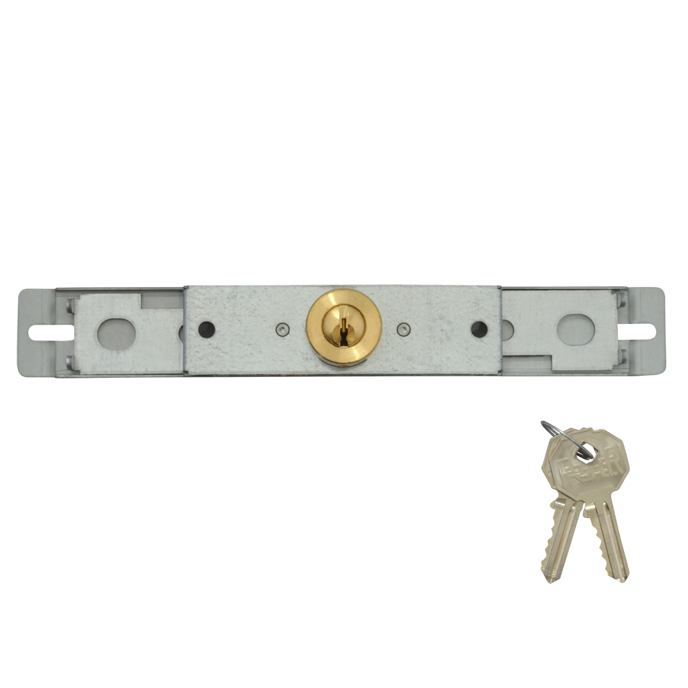 ILS Prefer Extra Slimline 3227 Centre Shutter Lock 210mm x 31mm 196mm ILS.3227 - Polished Brass