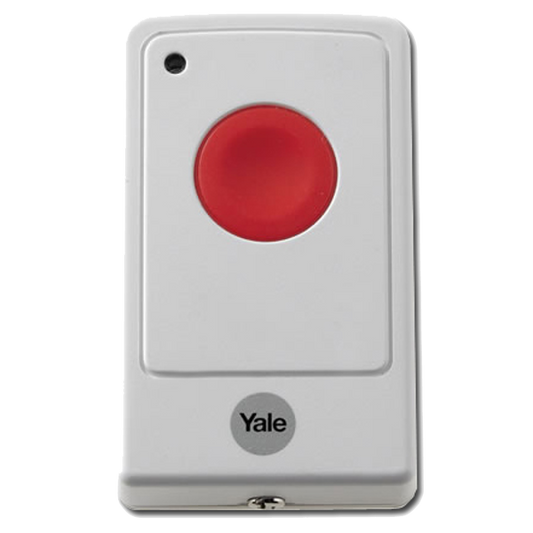YALE EF-PB Easy Fit Wirefree Panic Button Red Button - White