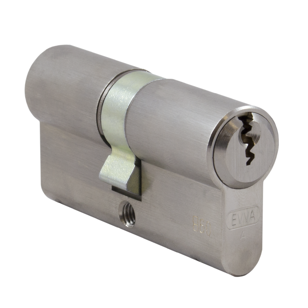 EVVA EPS DZ Double Euro Cylinder 21B 62mm 31-31 26-10-26 Keyed To Differ - Nickel Plated