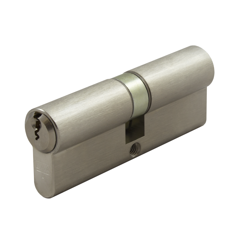 EVVA EPS DZ Double Euro Cylinder 21B 82mm 41-41 36-10-36 Keyed To Differ - Nickel Plated