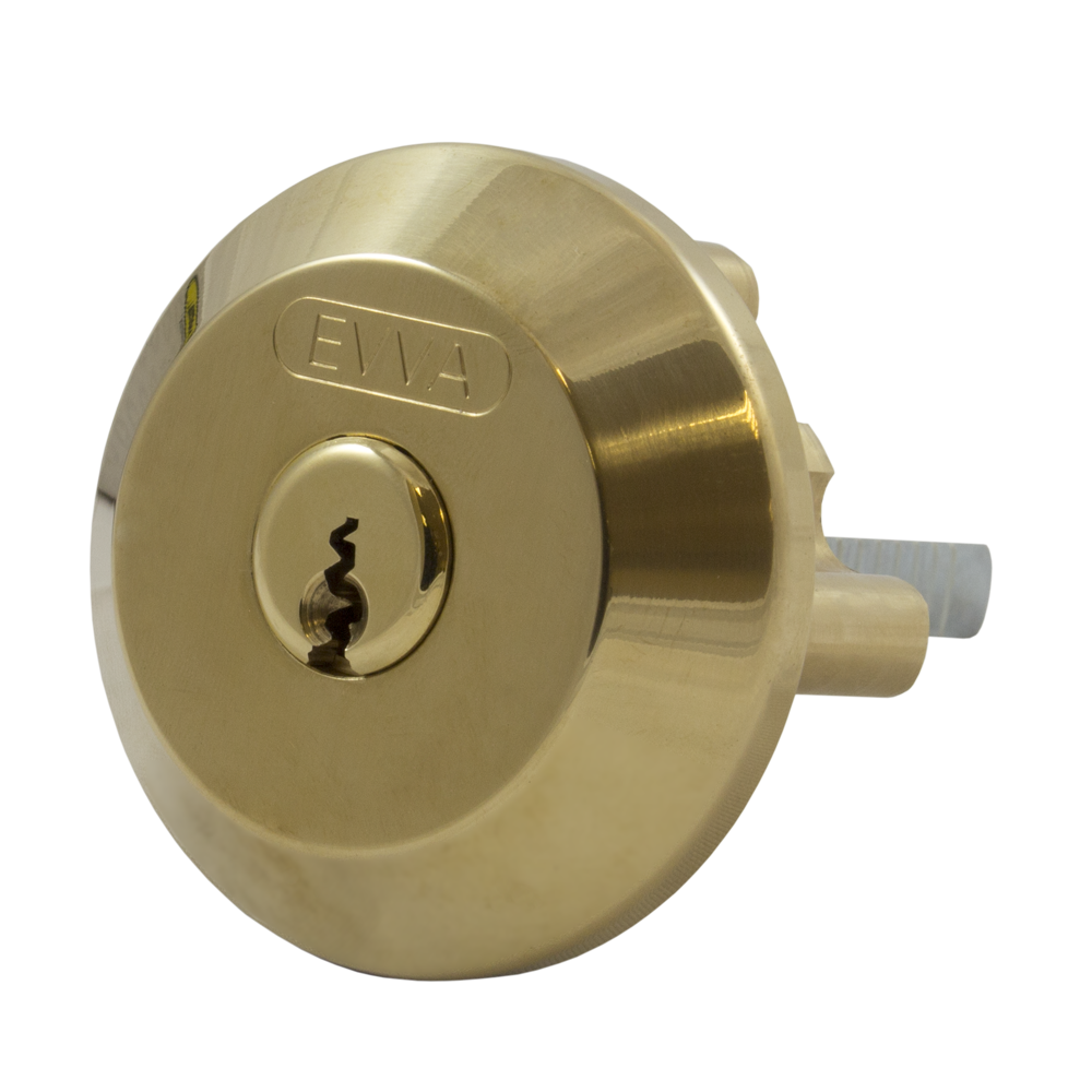 EVVA EPS SC1 Cylinder To Suit Ingersoll Locks 21B Keyed To Differ - Polished Brass