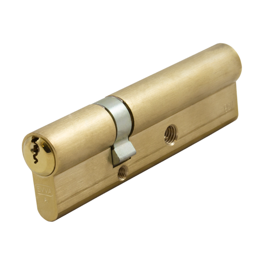 EVVA EPS L111 Banham Cylinder Keyed To Differ Right Handed 21B - Polished Brass