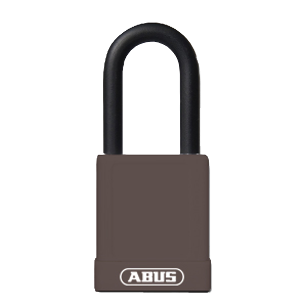 ABUS 74 Series Lock Out Tag Out Coloured Aluminium Padlock Brown