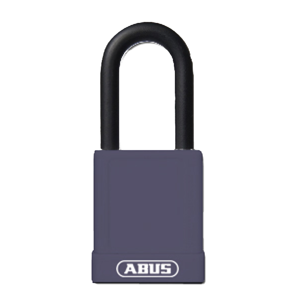 ABUS 74 Series Lock Out Tag Out Coloured Aluminium Padlock Purple