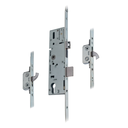 ERA 6345 9345 Lever Operated Latch & Dead - 2 Adjustable Hooks (Timber Door) Takes Euro Cylinder