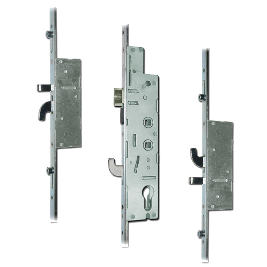 FULLEX XL Lever Operated Latch & Hookbolt Twin Spindle - 2 Hook, 2 Anti-Lift & 4 Roller 35/92-62