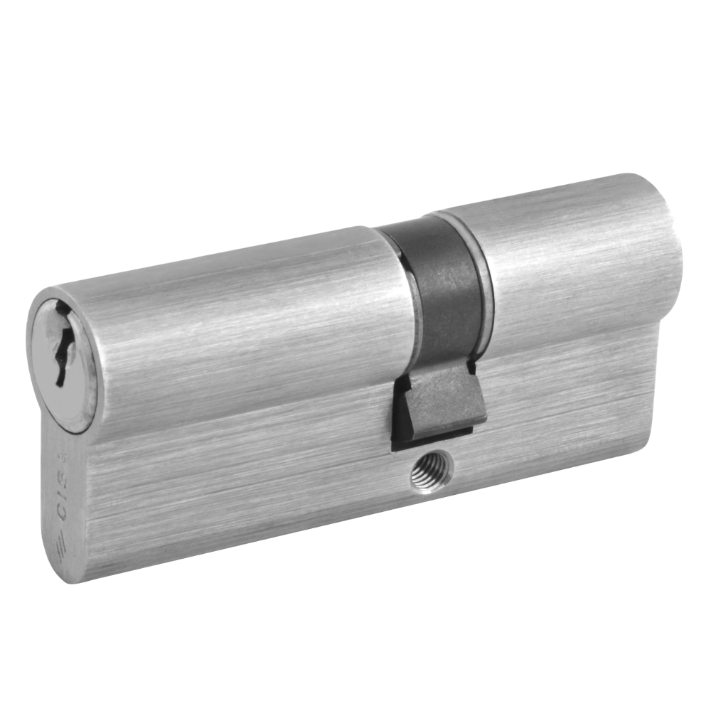 CISA C2000 Euro Double Cylinder 70mm 30/40 25/10/35 Keyed To Differ - Nickel Plated