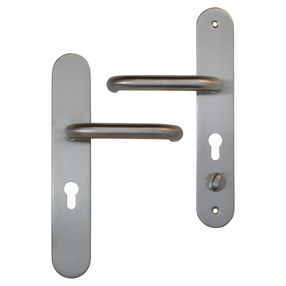 HOOPLY 918901 Stainless Steel Container Door Handle With Return To Door Lever Right Handed - Silver