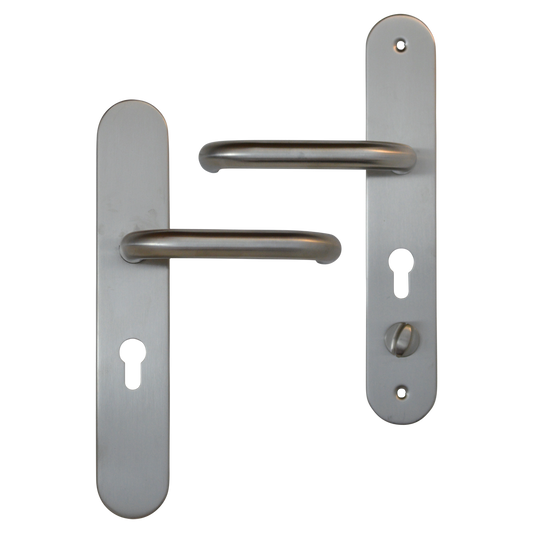 HOOPLY 918901 Stainless Steel Container Door Handle With Return To Door Lever Right Handed - Silver