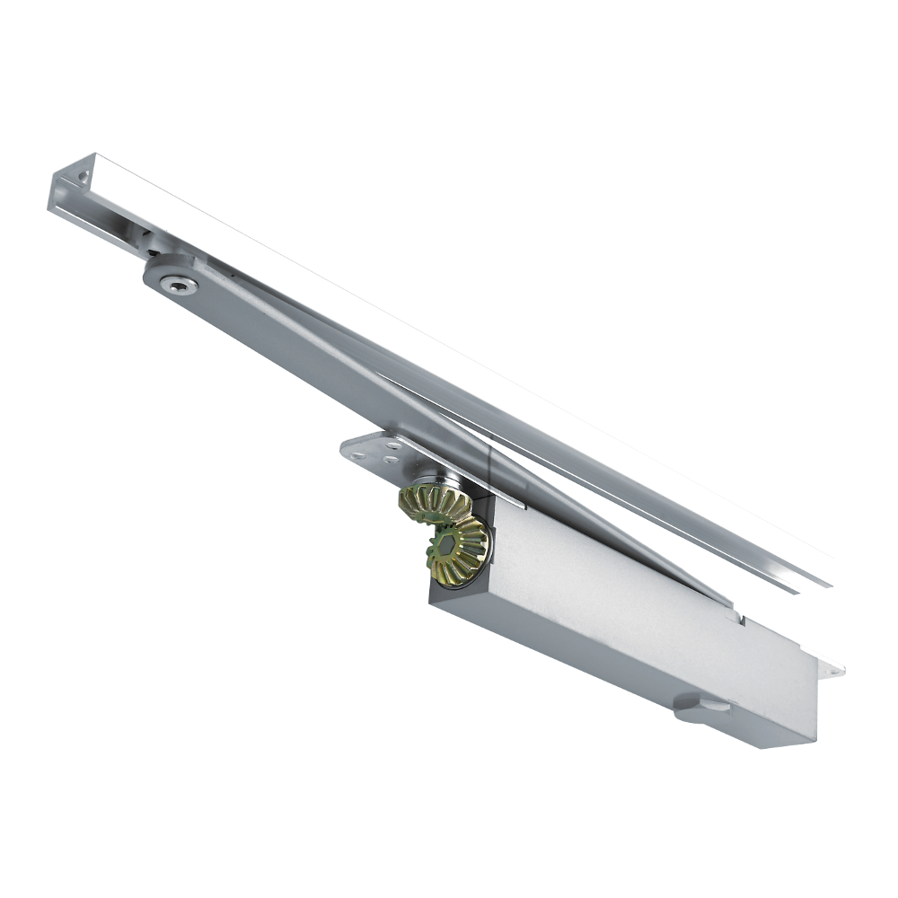 BRITON 2400 Size 2-4 Concealed Cam Action Door Closer 2-4 - Satin Stainless Steel