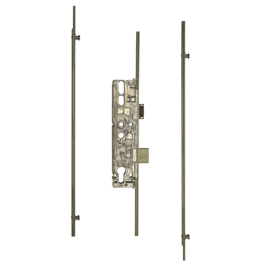 ROTO H600 3RDL2206 Latch & Deadbolt Single Spindle - 4 (V Cam) Mushrooms 35/92 4 V Cams Mushrooms