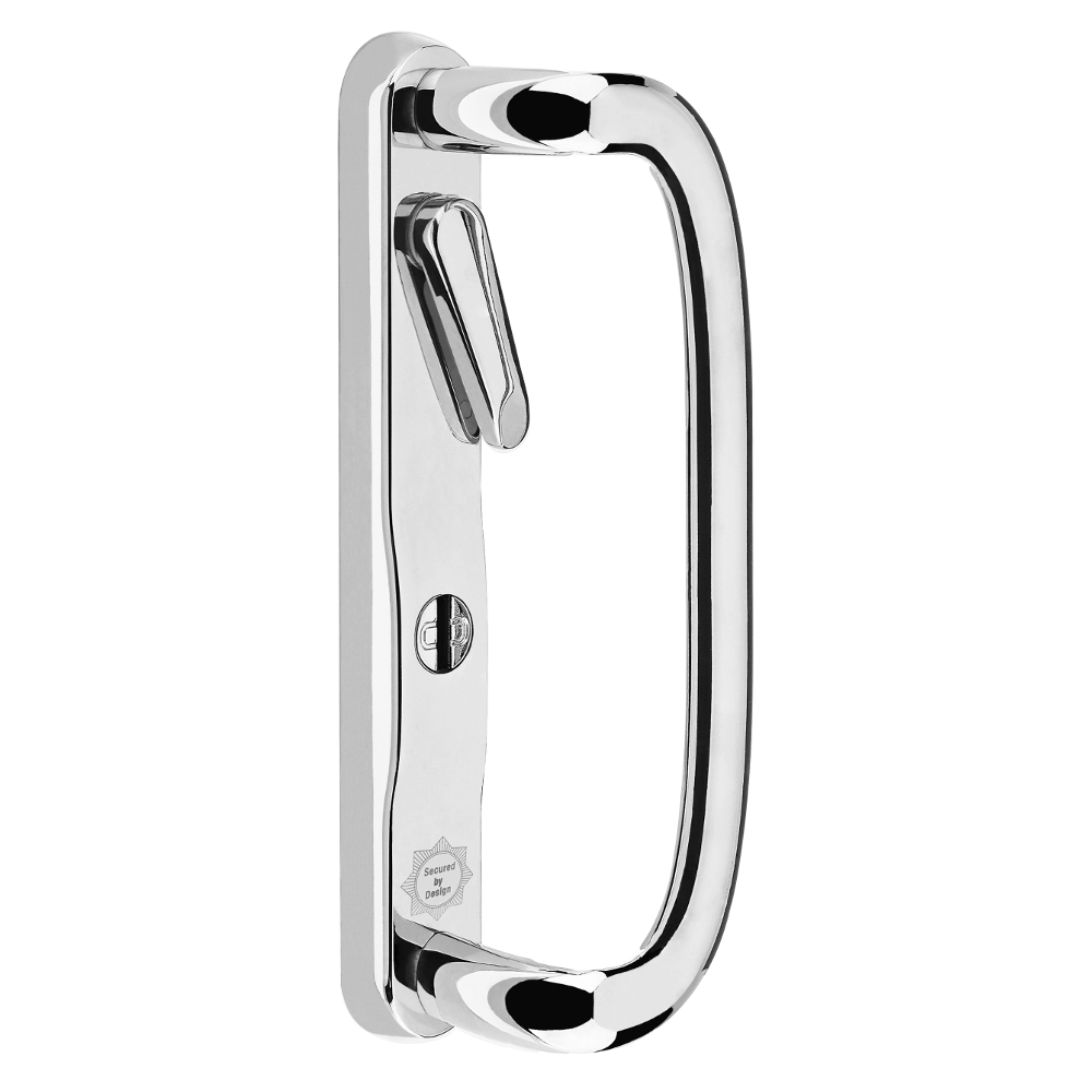 MILA ProSecure Kitemarked 92PZ Lever Patio Handle 108901 - Chrome Plated